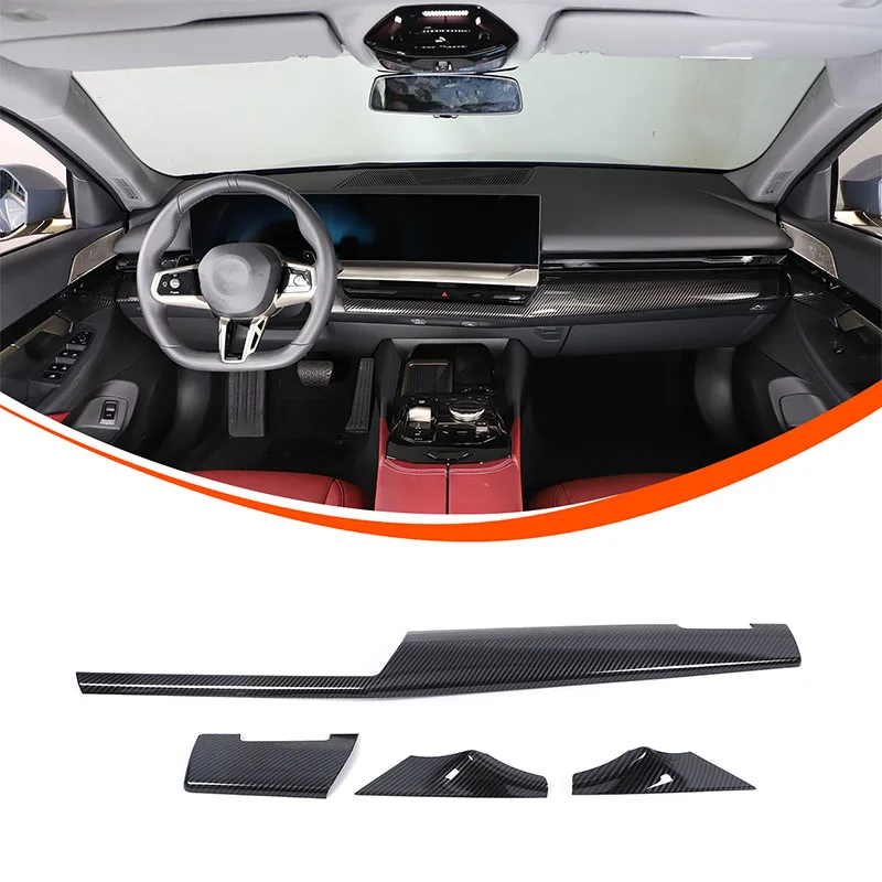 ABS Carbon fiber For BMW 5 Series G60 2024 2025 Interior Center Control Around Trim Molding Decoration Stickers Car Accessories
ABS Carbon fiber For BMW 5 Series G60 2024 2025 Interior Center Control Around Trim Molding Decoration Stickers Car Accessories