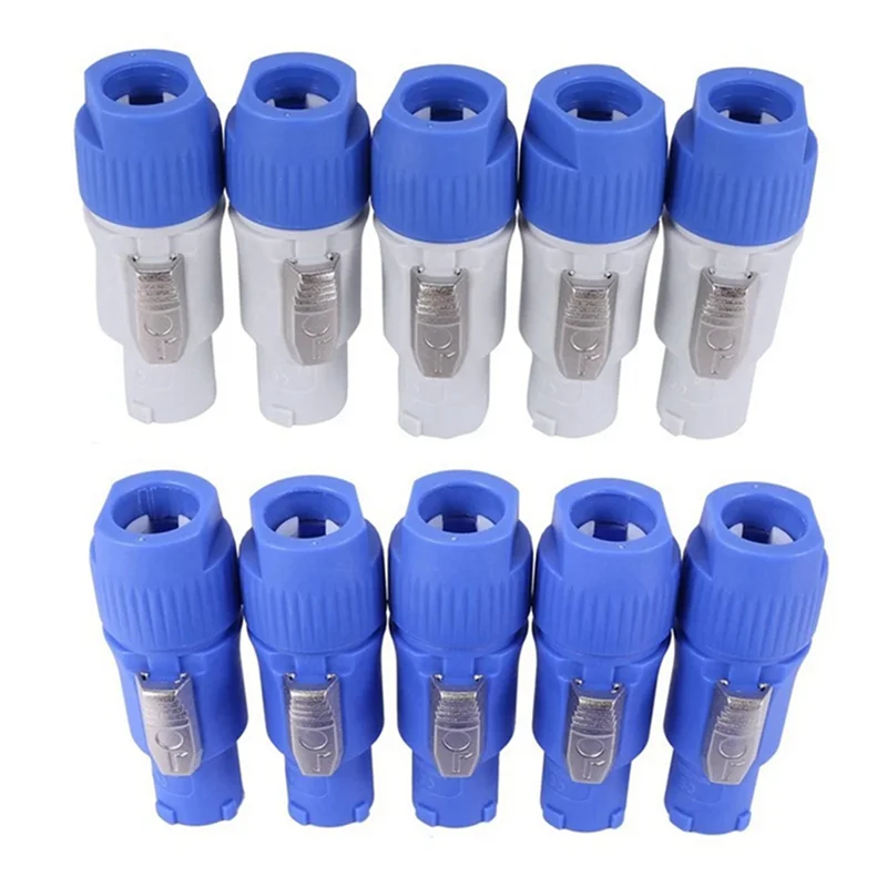FEDI-40PCS 3 Pin Male Powercon Connector NAC3FCB Speakon Plug 20A 250V AC Power Plug Connector Blue And Grey White
FEDI-40PCS 3 Pin Male Powercon Connector NAC3FCB Speakon Plug 20A 250V AC Power Plug Connector Blue And Grey White