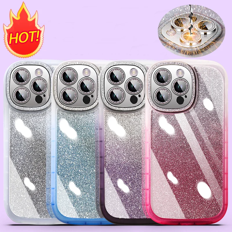 Luxury Fashion Glitter Bling Clear Phone Case for iPhone 14 13 Pro Max Colorful Shockproof Camera Protection Silicone Cover
Luxury Fashion Glitter Bling Clear Phone Case for iPhone 14 13 Pro Max Colorful Shockproof Camera Protection Silicone Cover
