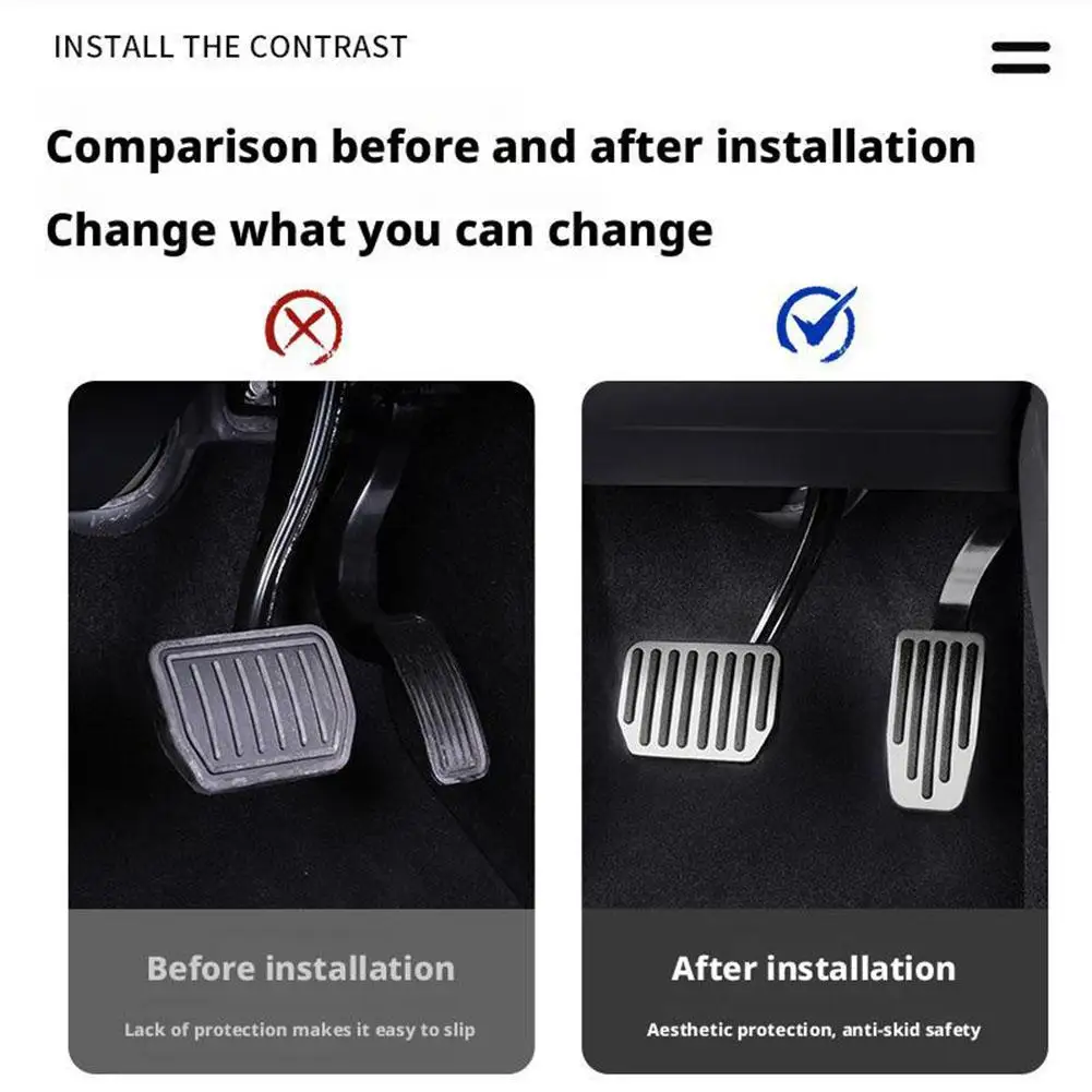 Car Foot Pedal Pads Covers For Tesla Y Highland 2025 Upgrade Non-slip Brake Rest Mat Aluminum Accessories X1h8
Car Foot Pedal Pads Covers For Tesla Y Highland 2025 Upgrade Non-slip Brake Rest Mat Aluminum Accessories X1h8