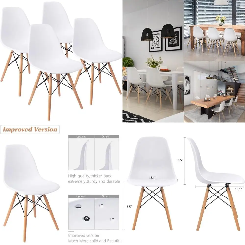 mid century modern dining chairs - ergonomic shell plastic lounge chairs for kitchen, dining, bedroom, and living room spaces
mid century modern dining chairs - ergonomic shell plastic lounge chairs for kitchen, dining, bedroom, and living room spaces