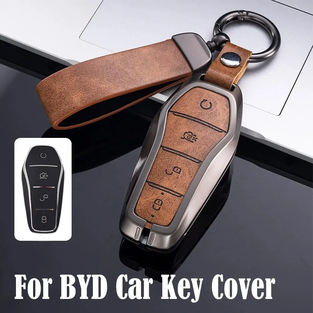 Key Case Cover For BYD Song Plus Atto 3 Han EV Tang DM Qin Seal Dolphin Leather Metal Remote Fob Holder Keychain Car Access K2R3
Key Case Cover For BYD Song Plus Atto 3 Han EV Tang DM Qin Seal Dolphin Leather Metal Remote Fob Holder Keychain Car Access K2R3