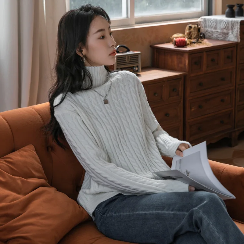 Harajuku Pullover Turtleneck Sweater Women Casual Soft Knit Sweater Slim Solid Elegant Sweater Women Sweater 2023 Autumn Winter
Harajuku Pullover Turtleneck Sweater Women Casual Soft Knit Sweater Slim Solid Elegant Sweater Women Sweater 2023 Autumn Winter