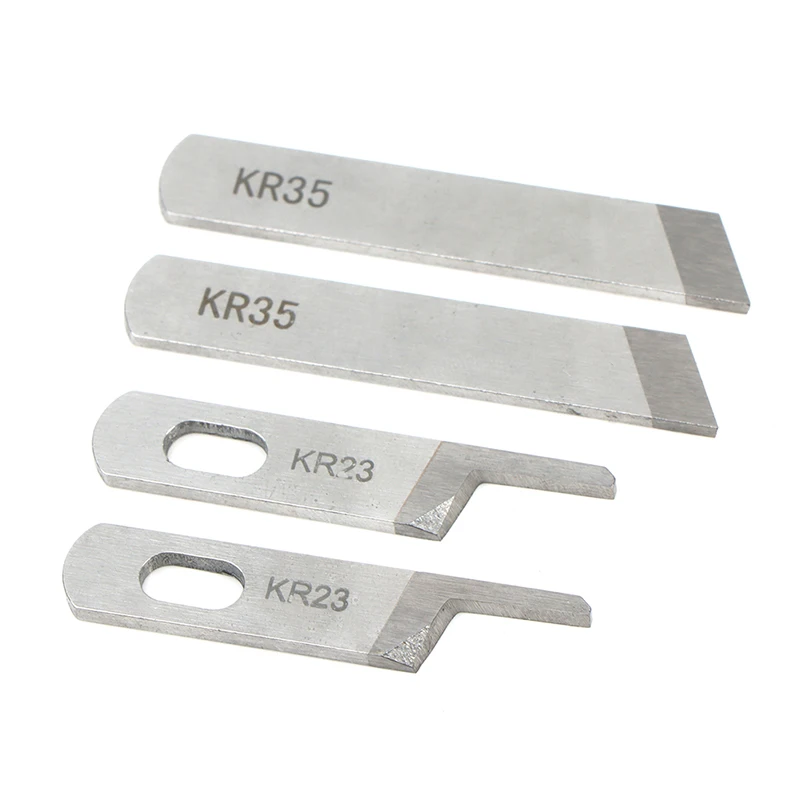 2PCS/set Overlock Sewing Machine KR23 KR35 Upper Down Knife Blade Tungsten Steel fit for Siruba Pegasus Sewing Machines
2PCS/set Overlock Sewing Machine KR23 KR35 Upper Down Knife Blade Tungsten Steel fit for Siruba Pegasus Sewing Machines