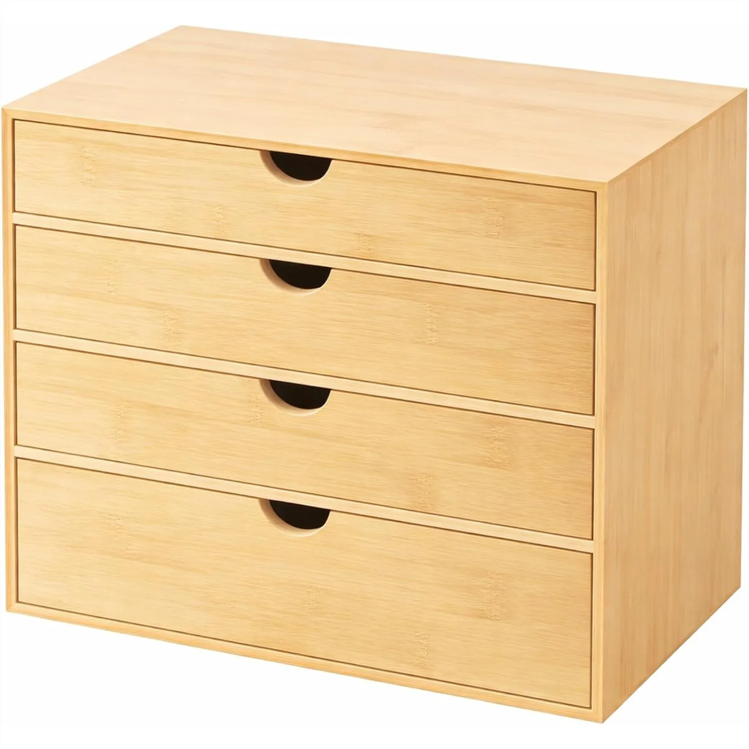 Bamboo Desk Organizer with Drawers, 4-Tier Wooden Desktop Storage for Office Supplies, Makeup, Space-Saving for Desk & Vanity
Bamboo Desk Organizer with Drawers, 4-Tier Wooden Desktop Storage for Office Supplies, Makeup, Space-Saving for Desk & Vanity