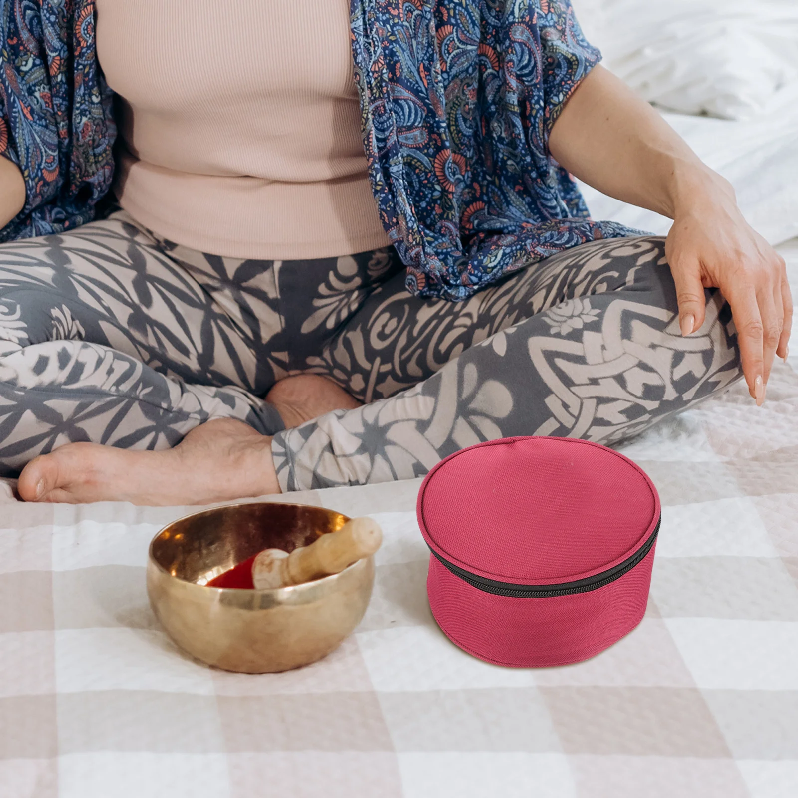 Buddha Sound Bowl Storage Bag Smooth Zipper Portable Singing Bowls Case Compact Size Easy Travel Tibetan Meditation Zen
Buddha Sound Bowl Storage Bag Smooth Zipper Portable Singing Bowls Case Compact Size Easy Travel Tibetan Meditation Zen