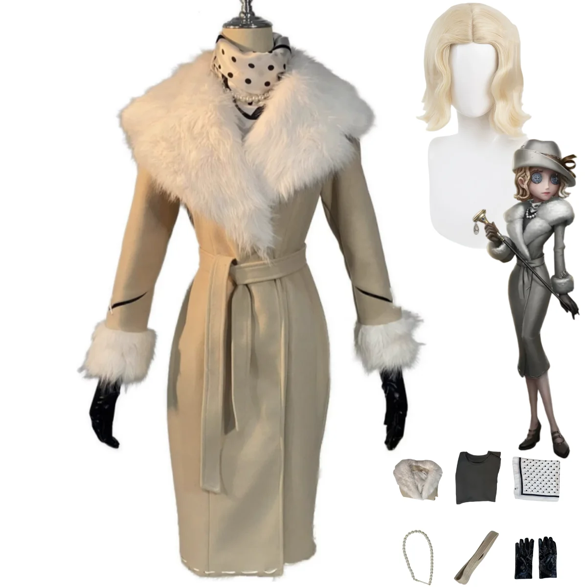 2026 Anime Game Identity Ⅴ Evelyn Mora Cosplay Costume New Role Ms. Farrow Wig Elegant Winter Warm Coat Woman Christmas Suit
2026 Anime Game Identity Ⅴ Evelyn Mora Cosplay Costume New Role Ms. Farrow Wig Elegant Winter Warm Coat Woman Christmas Suit