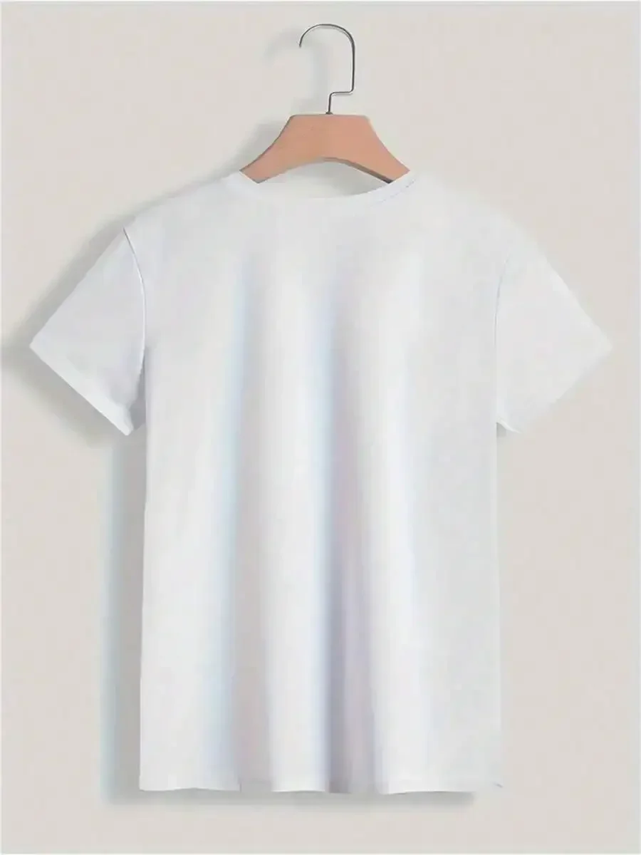 Casual Cotton T-Shirt With Religious Bible Verse Print
Casual Cotton T-Shirt With Religious Bible Verse Print