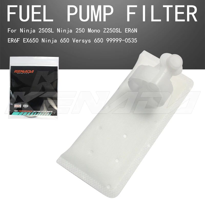 Fuel Pump Filter 99999-0535 For KLX125C/300R KX250F/450F KLE/ER650 BX250 Versys650 ER6N ER6F KLE650A/C Ninja650R 400R EX400/650
Fuel Pump Filter 99999-0535 For KLX125C/300R KX250F/450F KLE/ER650 BX250 Versys650 ER6N ER6F KLE650A/C Ninja650R 400R EX400/650