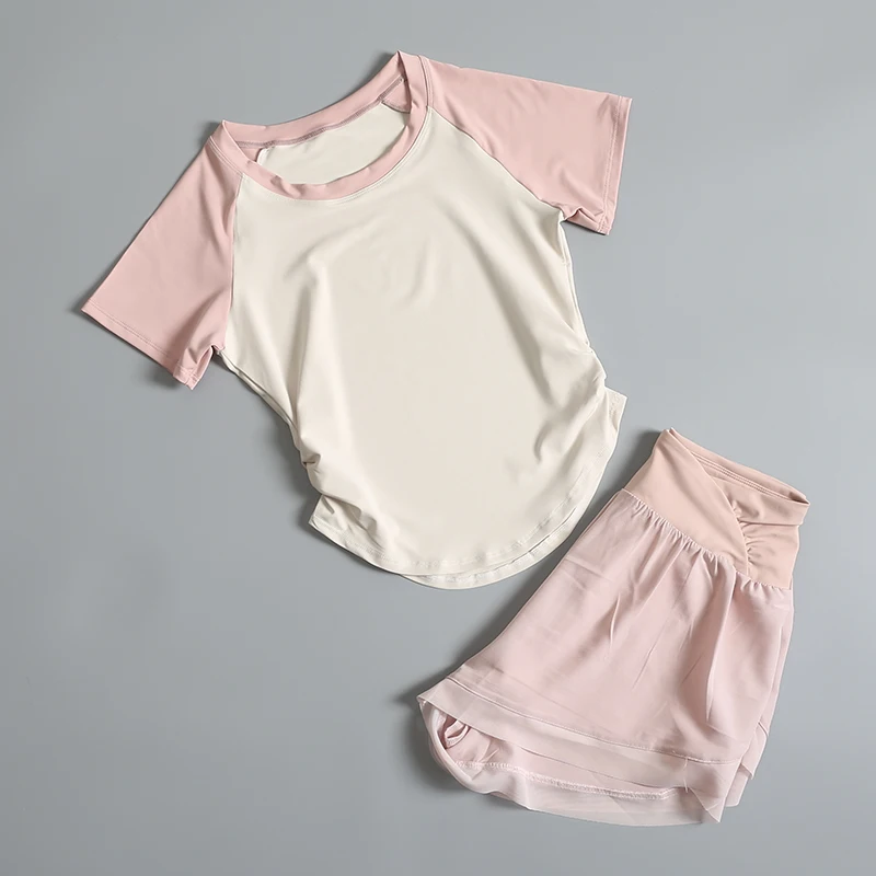 Sports suit for women in summer quick-drying running slim fit and slim morning jogging casual yoga clothing shorts shorts
Sports suit for women in summer quick-drying running slim fit and slim morning jogging casual yoga clothing shorts shorts