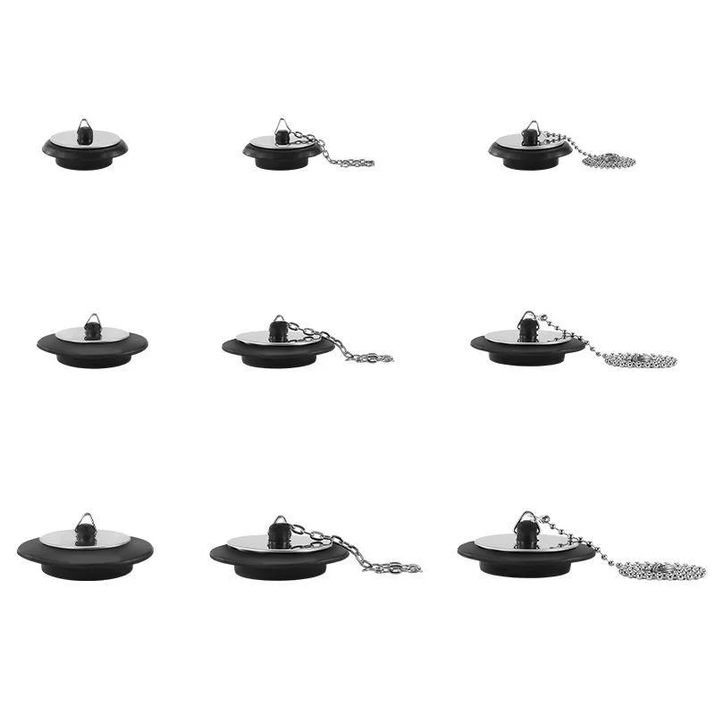 1 PCS Stainless Steel Rubber Sink Stopper With Hanging Chain Leak Proof Seal For Kitchen Bathroom DrainFurnishing world
1 PCS Stainless Steel Rubber Sink Stopper With Hanging Chain Leak Proof Seal For Kitchen Bathroom DrainFurnishing world