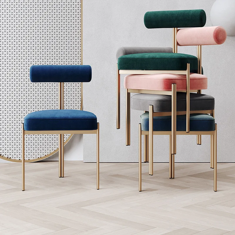 Modern Minimalist Negotiation Makeup Chair Creative Dining Room Chairs Light Luxury Backrest Sillas Para Comedor Dining Chairs
Modern Minimalist Negotiation Makeup Chair Creative Dining Room Chairs Light Luxury Backrest Sillas Para Comedor Dining Chairs