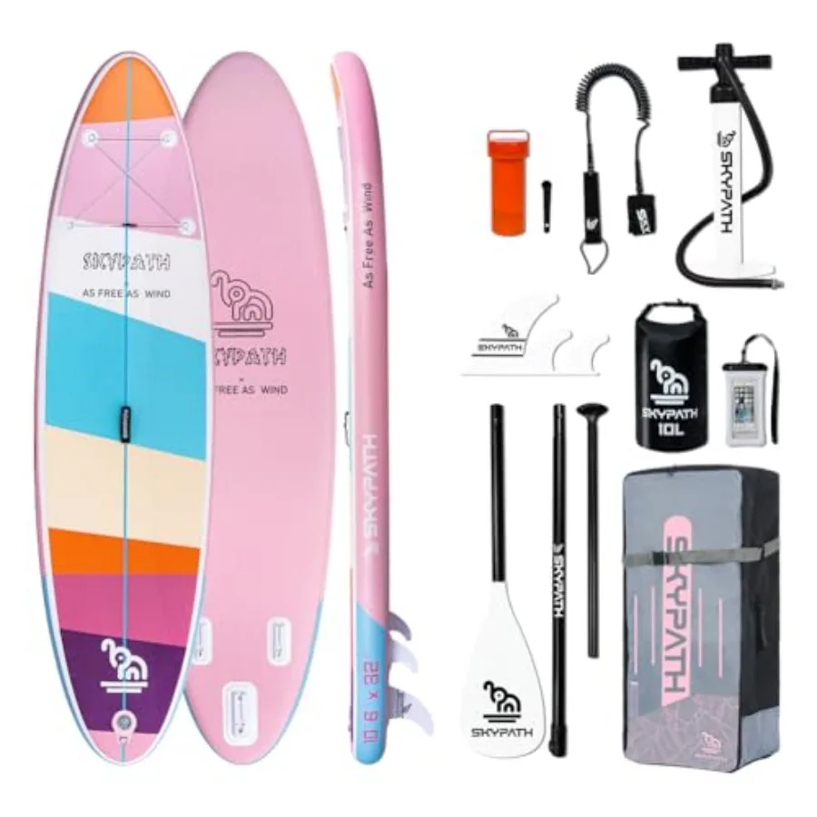 Inflatable Stand Up Paddle Board, 10'6''*32''/11'*34'' Ultra-Light SUP Board, Blow Up Paddle Board, Wide Stable Family Board fo
Inflatable Stand Up Paddle Board, 10'6''*32''/11'*34'' Ultra-Light SUP Board, Blow Up Paddle Board, Wide Stable Family Board fo