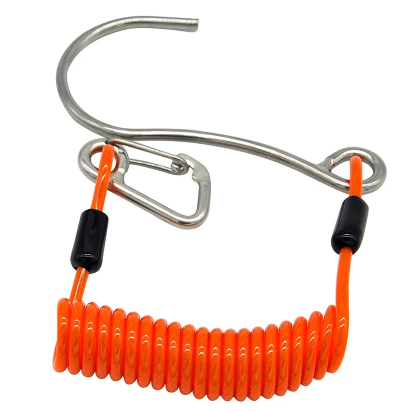 Single Head Dive Reef Rafting Hook Stainless Steel Reef Hook Spiral Coil Spring Cord Dive Safety Accessory
Single Head Dive Reef Rafting Hook Stainless Steel Reef Hook Spiral Coil Spring Cord Dive Safety Accessory