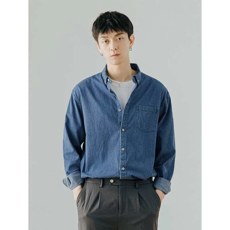 Men's Denim Long Sleeve Shirt Youth Autumn Trend PU Leather One-piece Velvet Spring Thickened Long Sleeve Square Collar
Men's Denim Long Sleeve Shirt Youth Autumn Trend PU Leather One-piece Velvet Spring Thickened Long Sleeve Square Collar
