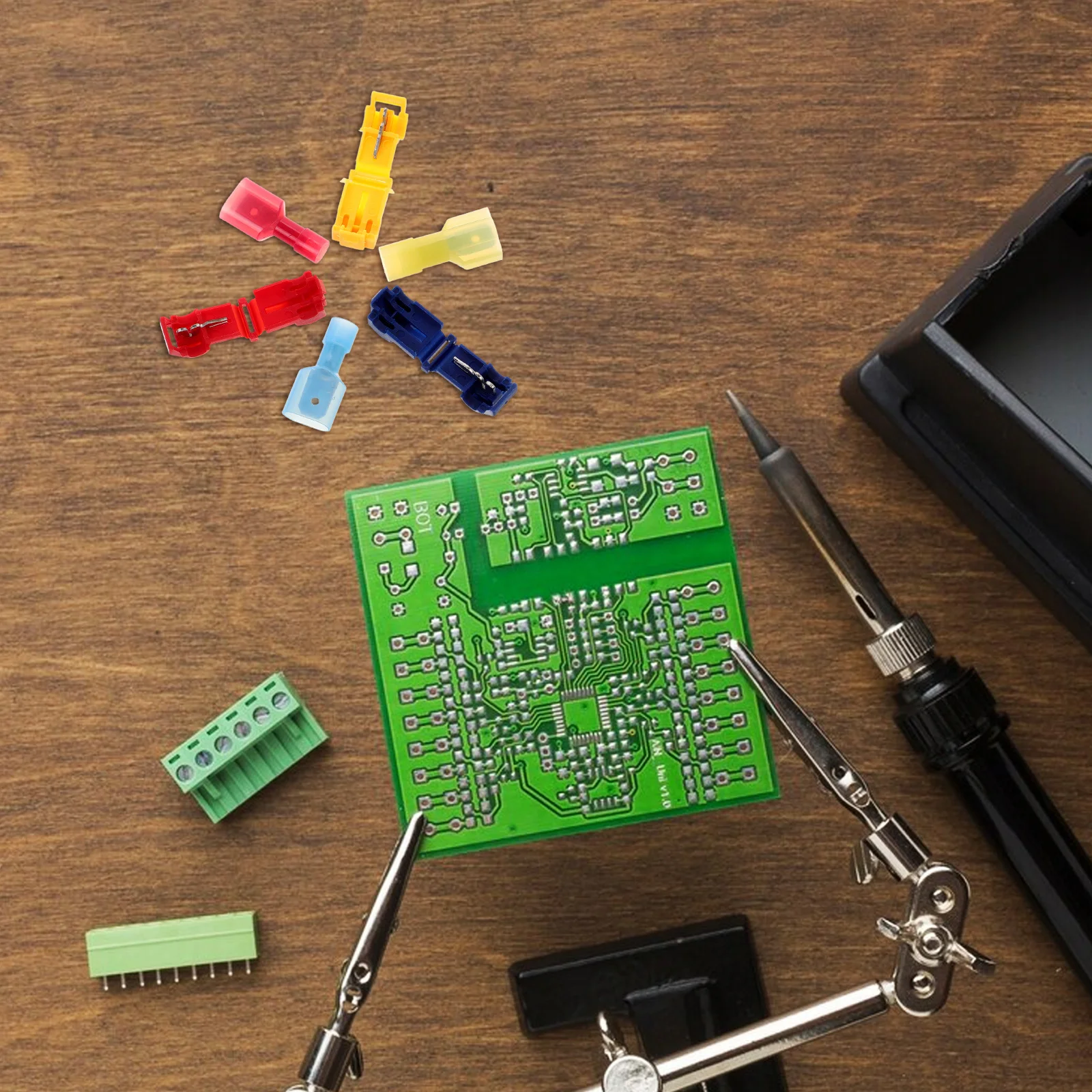 120Pcs Wire Connectors Kit T-Tap Quick Splice Electrical Terminals for Car Speaker Wiring Electrical Connector Repairs
120Pcs Wire Connectors Kit T-Tap Quick Splice Electrical Terminals for Car Speaker Wiring Electrical Connector Repairs