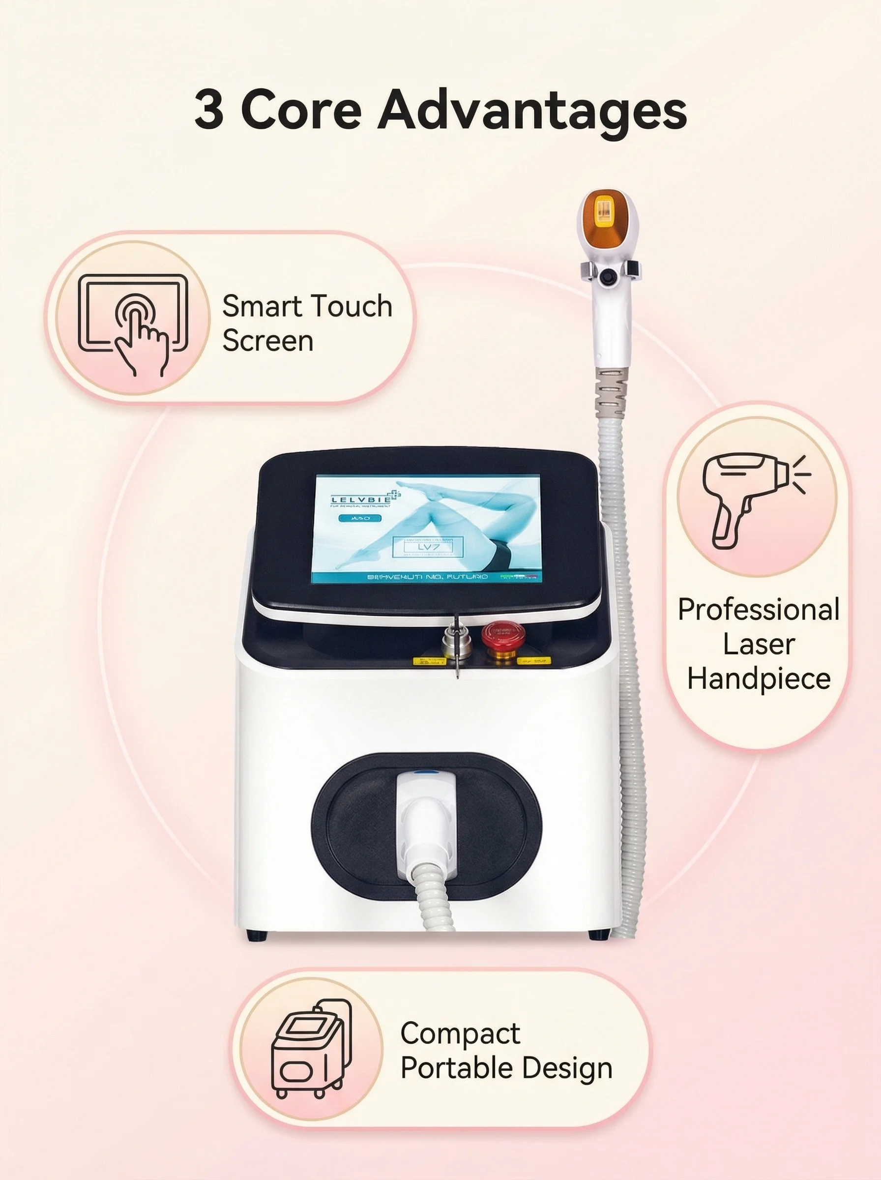 The latest laser permanent hair removal machines in 2026:755nm, 808nm, 1064nm diode laser hair removal machines for hair removal
The latest laser permanent hair removal machines in 2026:755nm, 808nm, 1064nm diode laser hair removal machines for hair removal
