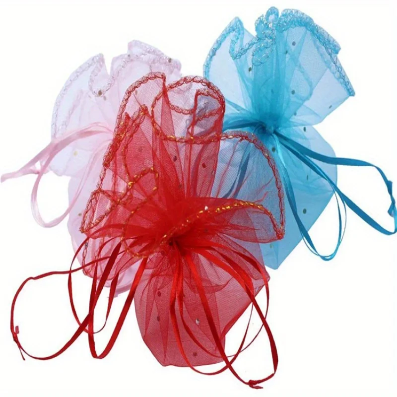 50PCS Organza Bag - Round wedding, Christmas, birthday party decoration, party decoration
50PCS Organza Bag - Round wedding, Christmas, birthday party decoration, party decoration