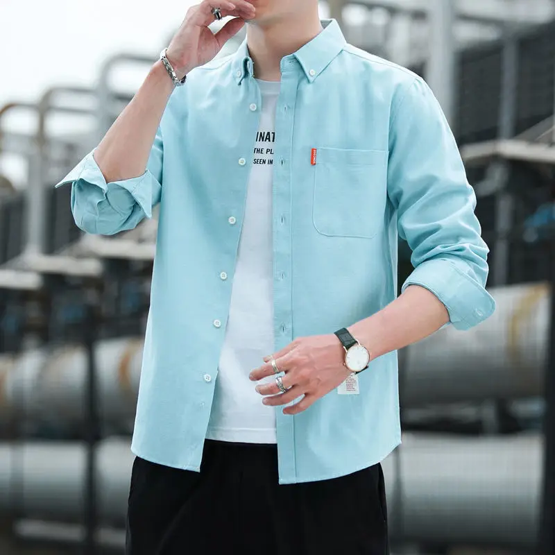 Men's Clothing Solid Color New Arrival Korean Style Business Casual Mandarin Collar Long Sleeve Shirt Summer Easy Care
Men's Clothing Solid Color New Arrival Korean Style Business Casual Mandarin Collar Long Sleeve Shirt Summer Easy Care