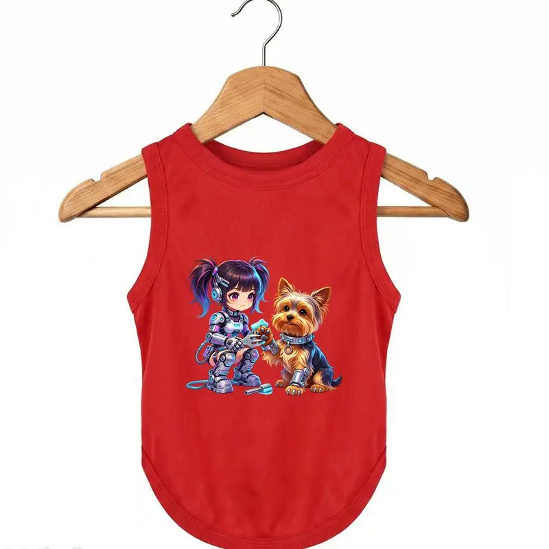 Dog Summer Vest, Anime Cartoon Print, Breathable Quick Dry Puppy Clothes
Dog Summer Vest, Anime Cartoon Print, Breathable Quick Dry Puppy Clothes