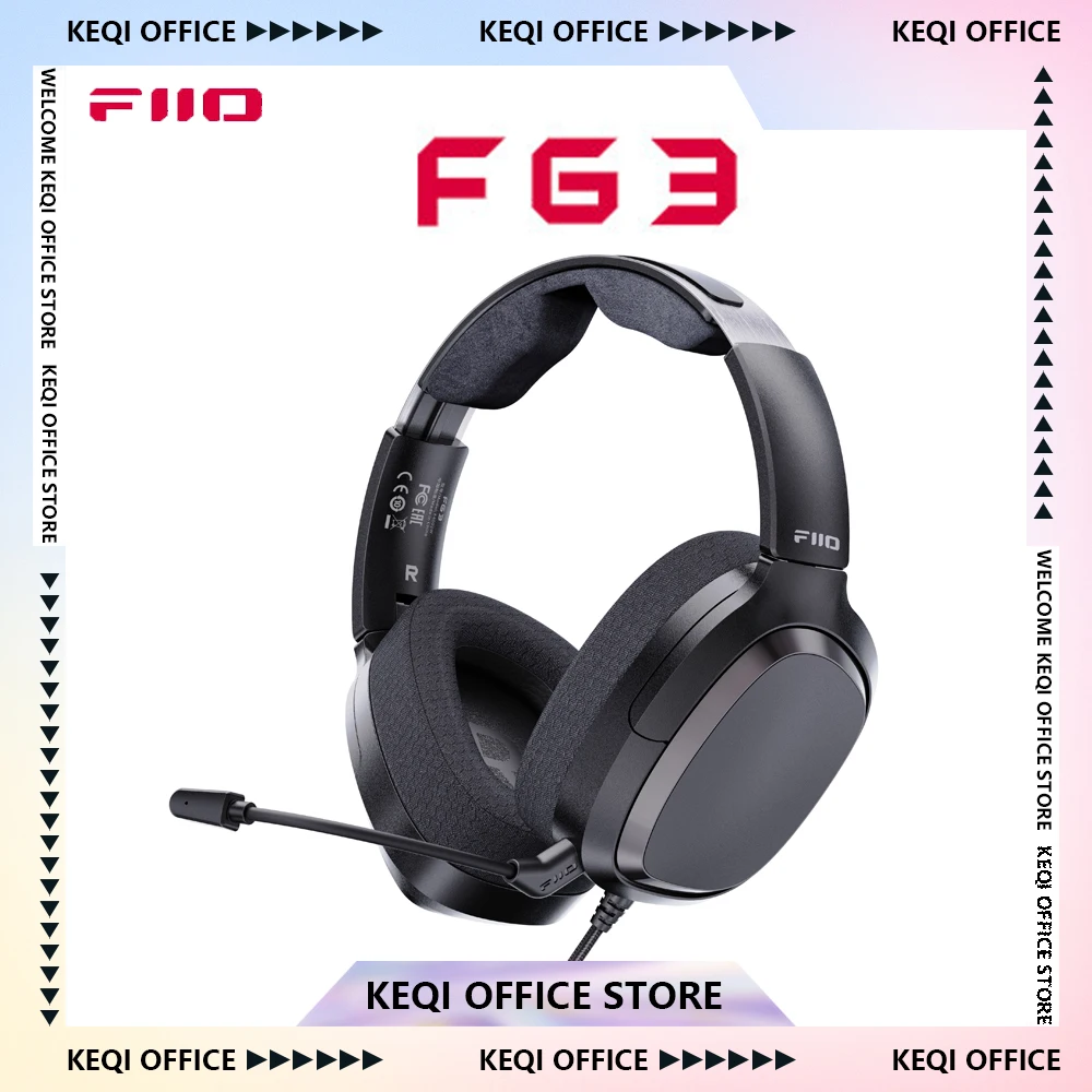 FiiO FG3 E-sports Headphones Foldable 7.1 Surround Sound Gaming Earphones With Microphone Intelligent ENC Call Noise Reduce Gift
FiiO FG3 E-sports Headphones Foldable 7.1 Surround Sound Gaming Earphones With Microphone Intelligent ENC Call Noise Reduce Gift