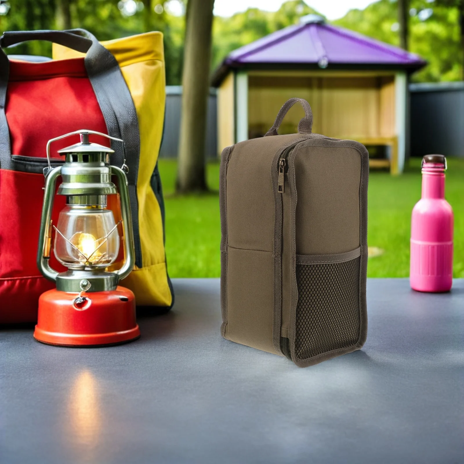 Outdoor Lamp Bag Portable Camping Lantern Storage Case For Vintage Oil Lamps With Mesh Pockets Lightweight
Outdoor Lamp Bag Portable Camping Lantern Storage Case For Vintage Oil Lamps With Mesh Pockets Lightweight