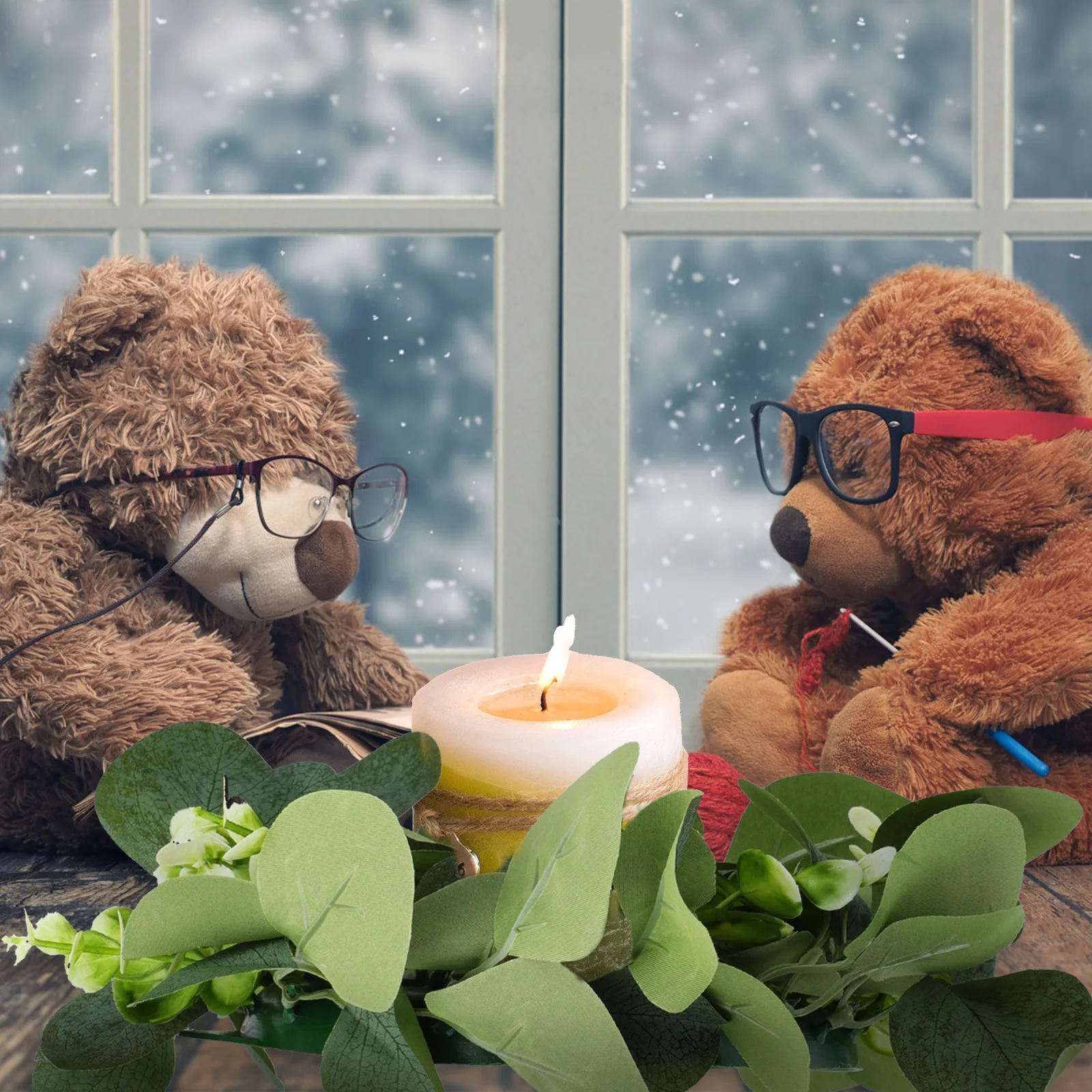 2pcs Artificial Wreath Plastic Decor Mini Eucalyptus Stimulation C Adornment Table Long Lasting Realistic Home Styles
2pcs Artificial Wreath Plastic Decor Mini Eucalyptus Stimulation C Adornment Table Long Lasting Realistic Home Styles