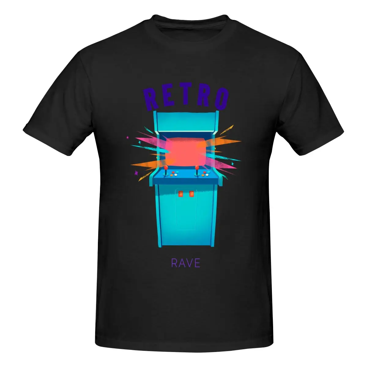 Funny Retro Rave Men's T-shirt Printed Tops are loose and slim fit Women's T-shirts
Funny Retro Rave Men's T-shirt Printed Tops are loose and slim fit Women's T-shirts