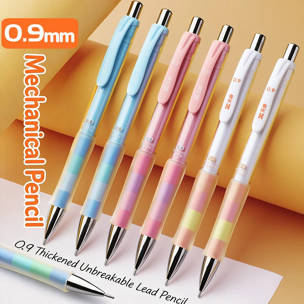 Набор эргономичных автоматических карандашей 0,9 мм, с мягким силиконовым захватом для детей, 4/40 шт., милые пастельные цвета со встроенным ластиком
Набор эргономичных автоматических карандашей 0,9 мм, с мягким силиконовым захватом для детей, 4/40 шт., милые пастельные цвета со встроенным ластиком