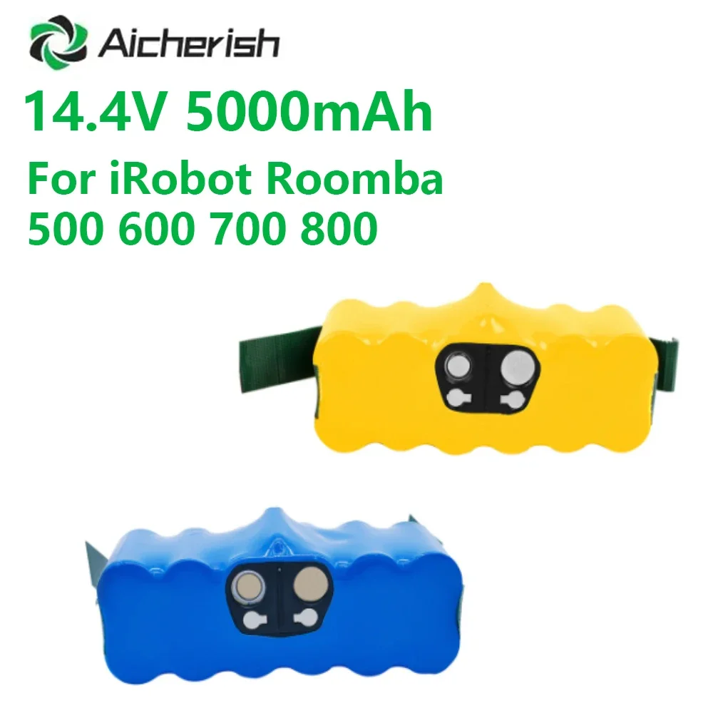 Никель-водородный аккумулятор, 14,4 В, 5000 мАч, для робота-пылесоса IRobot Roomba 600, 700, 800, 900, серия 780, 580, сменный аккумулятор
Никель-водородный аккумулятор, 14,4 В, 5000 мАч, для робота-пылесоса IRobot Roomba 600, 700, 800, 900, серия 780, 580, сменный аккумулятор