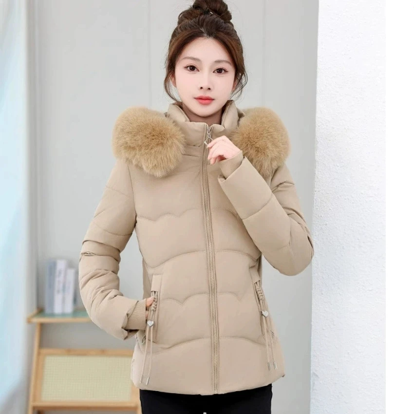 2026 Новая зимняя куртка, женская парка, повседневное базовое пальто с меховым воротником и капюшоном, толстые теплые парки, верхняя одежда с хлопковой подкладкой, короткие куртки
2026 Новая зимняя куртка, женская парка, повседневное базовое пальто с меховым воротником и капюшоном, толстые теплые парки, верхняя одежда с хлопковой подкладкой, короткие куртки