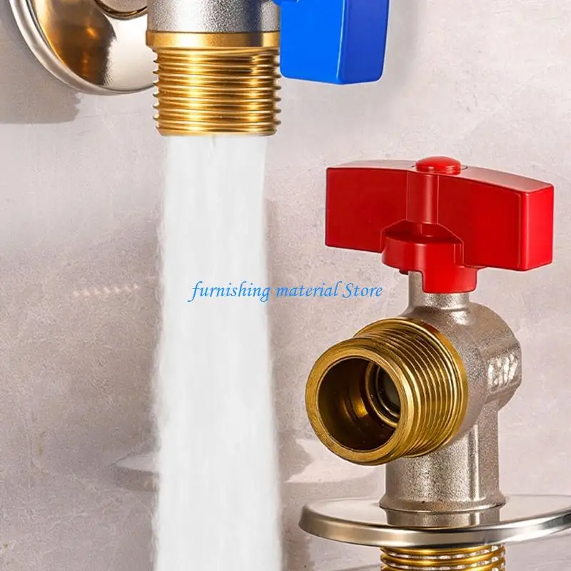 Y5GD Water Flows Control Valves High Flows Valves Brass 1/2inch Turn Stop Valves for Hot/Cold Water Systems
Y5GD Water Flows Control Valves High Flows Valves Brass 1/2inch Turn Stop Valves for Hot/Cold Water Systems