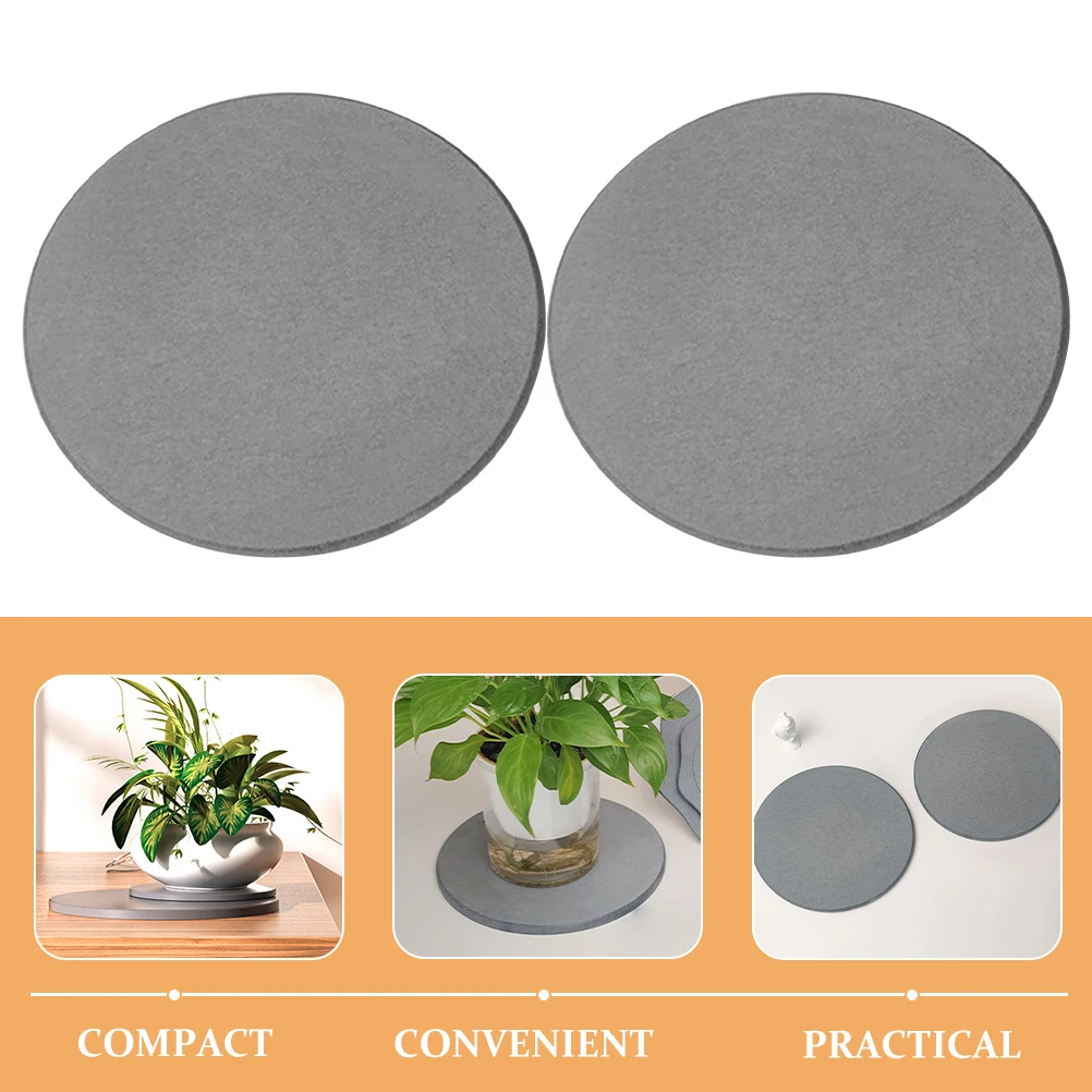 2 Pcs Mud Flowerpot Mat Absorbent Planter Saucer Non Slip Dark Grey 18cm Water Catcher Tray Plant Absorbent Cup Pads
2 Pcs Mud Flowerpot Mat Absorbent Planter Saucer Non Slip Dark Grey 18cm Water Catcher Tray Plant Absorbent Cup Pads