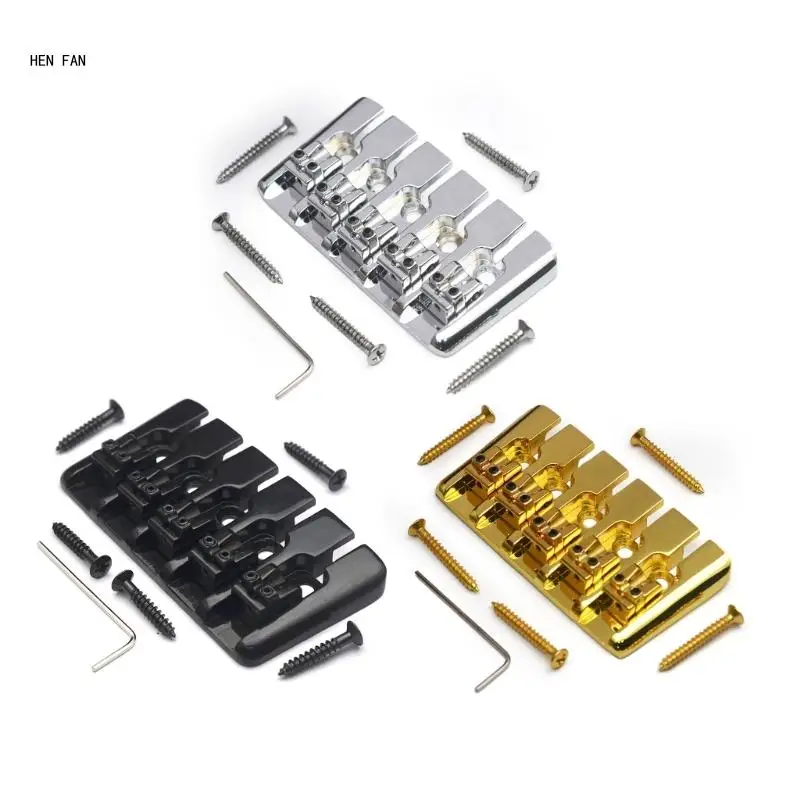 Electric Bass Bridge Replacement Vintage 5 String Locked Saddles Bass Bridge M89D
Electric Bass Bridge Replacement Vintage 5 String Locked Saddles Bass Bridge M89D