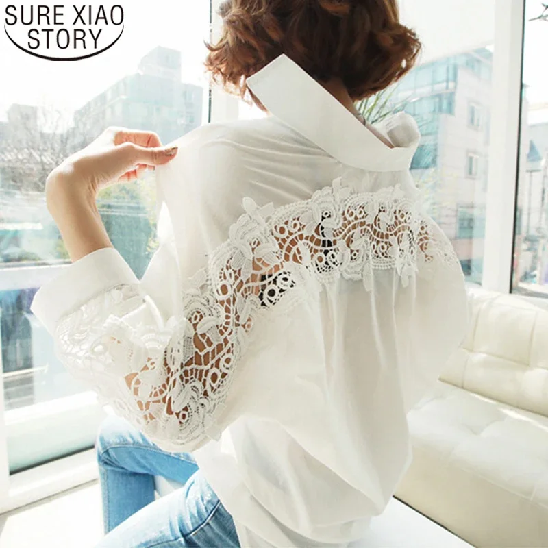 Fashion Womens Tops and Blouses 2024 Backless Sexy Hollow Out Lace Blouse Shirt Ladies Solid White Office Blouse Women 1310 40
Fashion Womens Tops and Blouses 2024 Backless Sexy Hollow Out Lace Blouse Shirt Ladies Solid White Office Blouse Women 1310 40