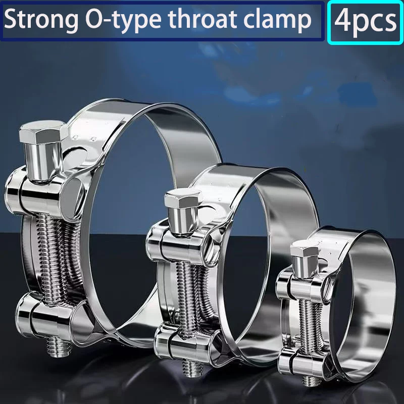 European style throat clamp stainless steel strong pipe clamp for water pipe inlet and exhaust pipe joints, hose and fittings se
European style throat clamp stainless steel strong pipe clamp for water pipe inlet and exhaust pipe joints, hose and fittings se