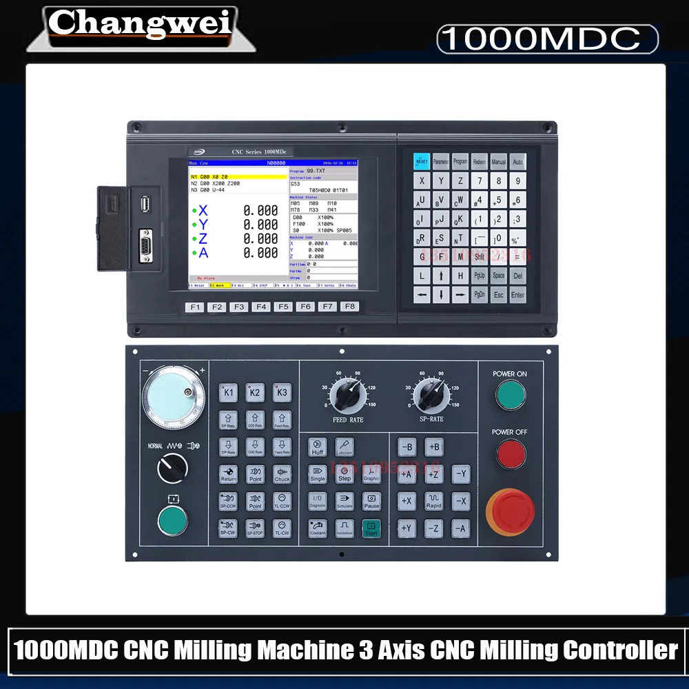 Cnc Milling Controller High Precision 1000mdc/B3 Axis Cnc Milling Machine System For Machining Center Atc Plc Router
Cnc Milling Controller High Precision 1000mdc/B3 Axis Cnc Milling Machine System For Machining Center Atc Plc Router