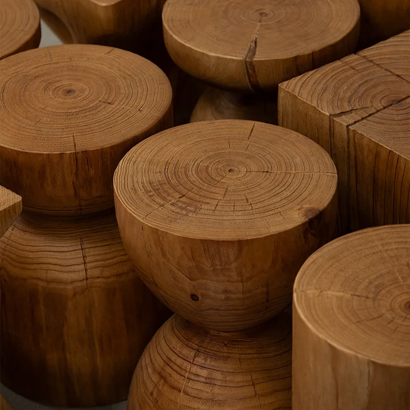 Wabi wood pier low stool retro simple homestay ornament creative round stool deep grain shoe changing stool wabi sandy wind
Wabi wood pier low stool retro simple homestay ornament creative round stool deep grain shoe changing stool wabi sandy wind