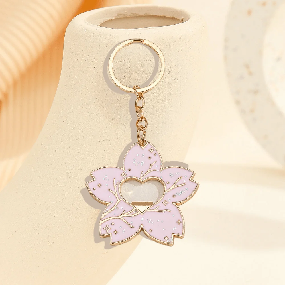 1pc Cherry Blossom Bottle Opener Keychain, Romantic Pink Shiny Floral Alloy Pendant, Ladies Beer/Beverage Bottle Opener Tool
1pc Cherry Blossom Bottle Opener Keychain, Romantic Pink Shiny Floral Alloy Pendant, Ladies Beer/Beverage Bottle Opener Tool