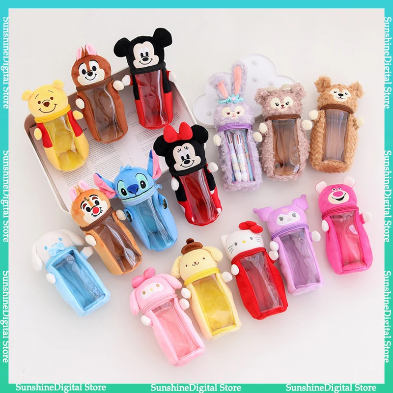 Disney Stitch Pooh Plush Bear Pencil Case Kawaii Transparent Storage Cartoon Cute Bag School Supplies Stationery Gift
Disney Stitch Pooh Plush Bear Pencil Case Kawaii Transparent Storage Cartoon Cute Bag School Supplies Stationery Gift