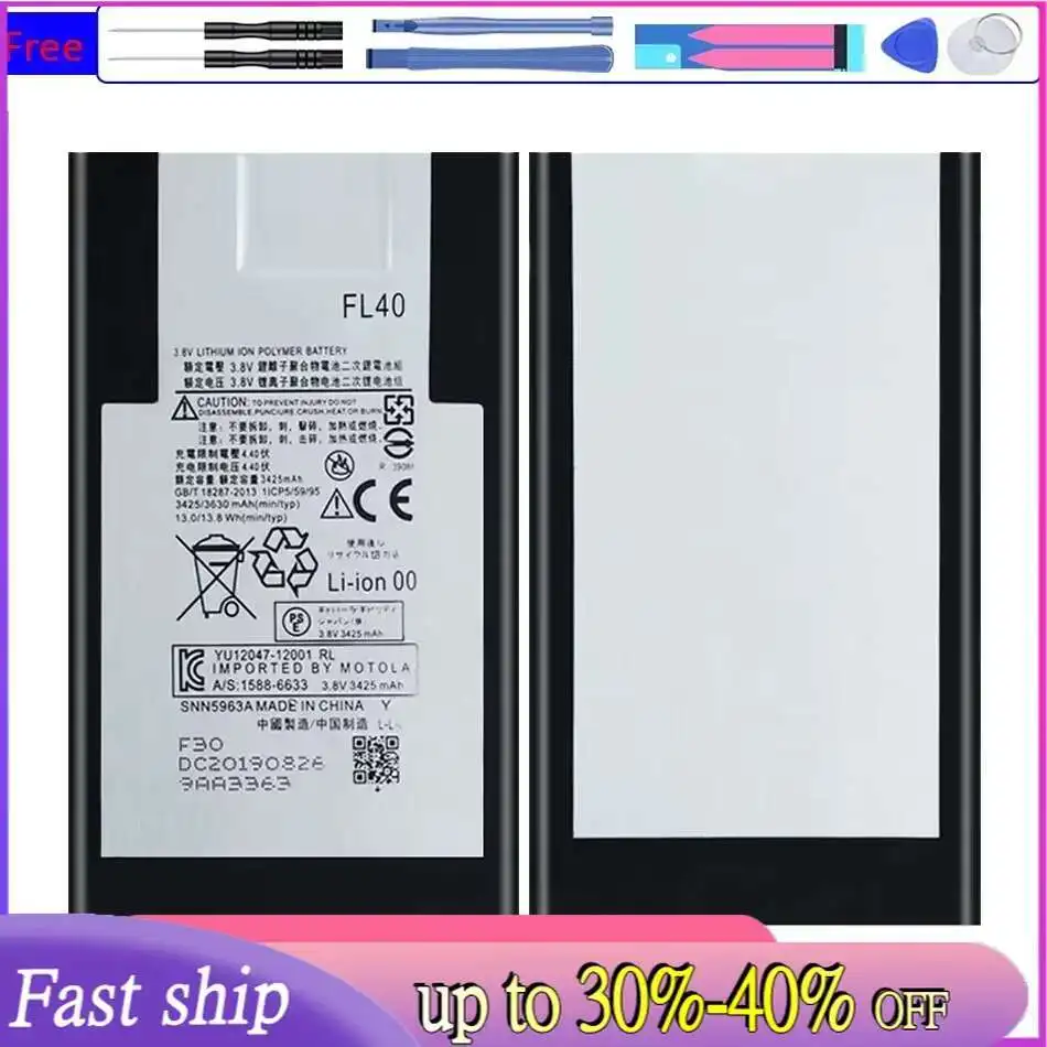 Аккумулятор FL40 3630 мАч для Motorola Moto X 3A Moto X Play Dual XT1543 XT1544 XT1560 XT1561 XT1562 XT1563 XT1565
Аккумулятор FL40 3630 мАч для Motorola Moto X 3A Moto X Play Dual XT1543 XT1544 XT1560 XT1561 XT1562 XT1563 XT1565
