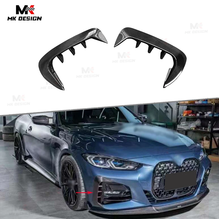 Carbon Fiber Front Bumper Splitters Side Canards for BMW 4 Series G22 G23 2020+ Fog Light Cover Trims Car Accessories
Carbon Fiber Front Bumper Splitters Side Canards for BMW 4 Series G22 G23 2020+ Fog Light Cover Trims Car Accessories