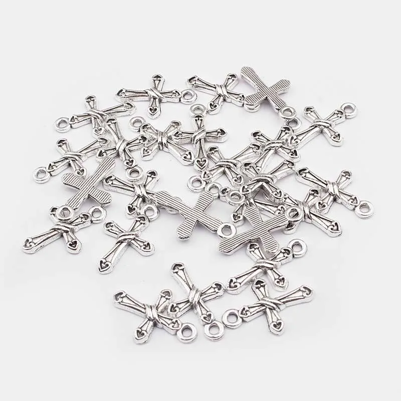 30Pcs/lot Tibetan Silver Christian Christian Mini Cross Charms Pendants For Bracelet Necklace Jewelry Making DIY Accessories
30Pcs/lot Tibetan Silver Christian Christian Mini Cross Charms Pendants For Bracelet Necklace Jewelry Making DIY Accessories