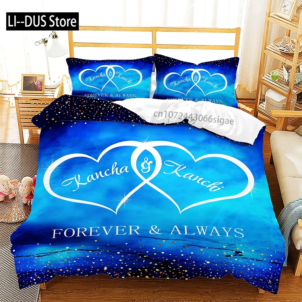Custom Name Love Heart Valentine's Day 3D Duvet Cover Bedding Set Comforter Linen Pillowcases Wedding Decor Twin King Queen
Custom Name Love Heart Valentine's Day 3D Duvet Cover Bedding Set Comforter Linen Pillowcases Wedding Decor Twin King Queen