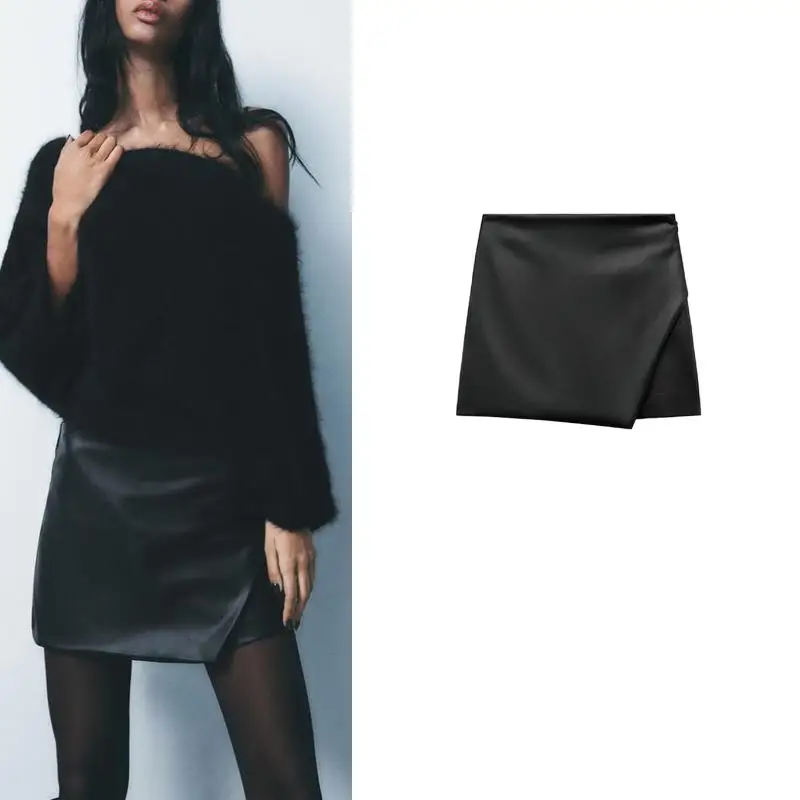 Spring New Sle Small Size A-Line PU Leather Wrap around Skirt Pants mid Waist Simple Ele Commute High Waist ort Skirt...
Spring New Sle Small Size A-Line PU Leather Wrap around Skirt Pants mid Waist Simple Ele Commute High Waist ort Skirt...