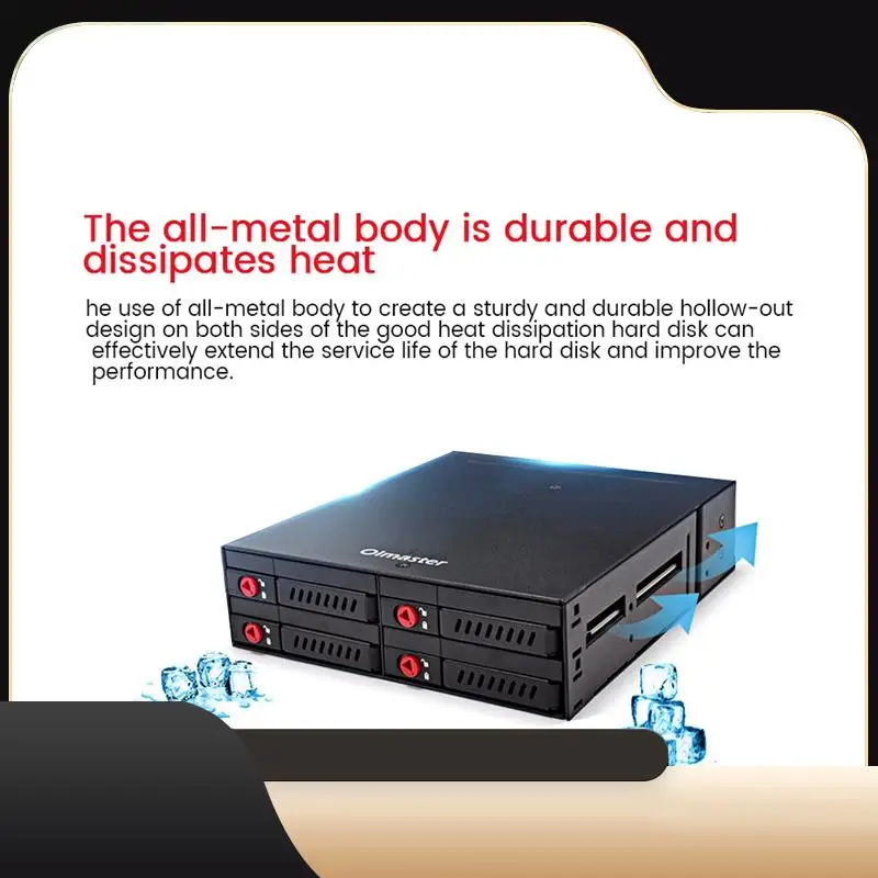 Oimaster SATA SSD HDD Корпус Мобильная стойка/корпус Корпус жесткого диска Стойка для хранения данных Черный с 4 отсеками для 5.25 Drive-T44C
Oimaster SATA SSD HDD Корпус Мобильная стойка/корпус Корпус жесткого диска Стойка для хранения данных Черный с 4 отсеками для 5.25 Drive-T44C