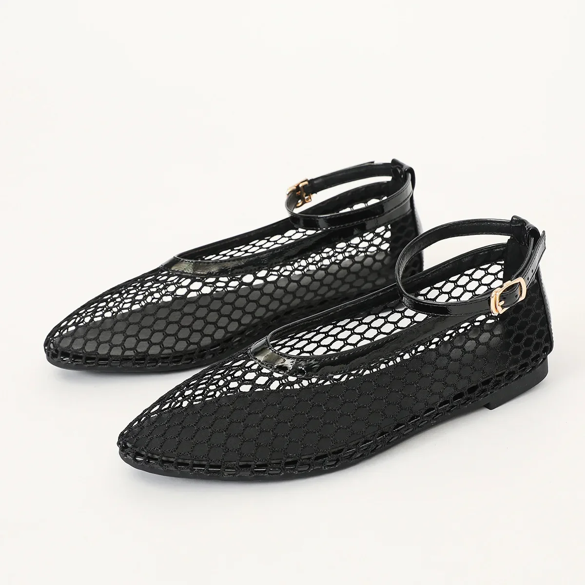 New Mesh Breathable Flats Female Hollow Soft Sole Comfort Mary Jane Women Leisure Ankle Strap Round Toe Brand Ballet Shoes
New Mesh Breathable Flats Female Hollow Soft Sole Comfort Mary Jane Women Leisure Ankle Strap Round Toe Brand Ballet Shoes