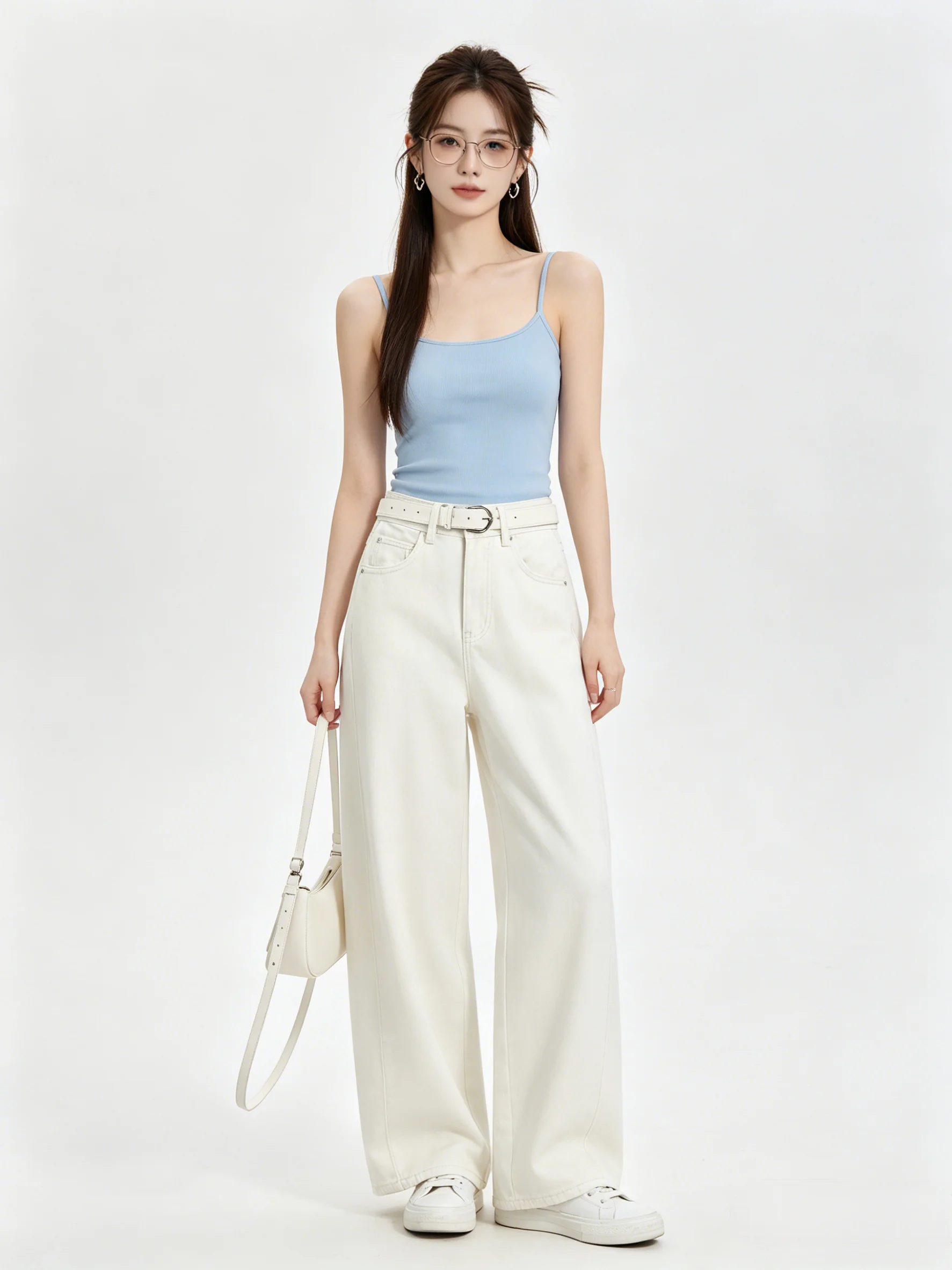Soft Wide Leg Retro High Waist Jeans Light Color Series Commuter Skin-friendly Early Spring Fashionable All-match Ladies Pants
Soft Wide Leg Retro High Waist Jeans Light Color Series Commuter Skin-friendly Early Spring Fashionable All-match Ladies Pants