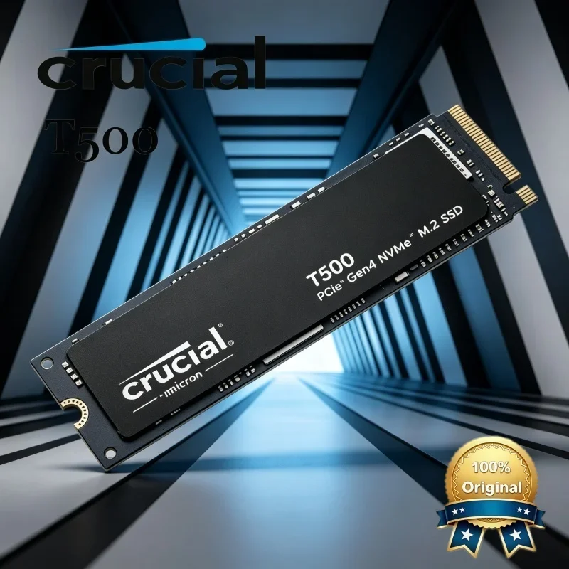 7300MB/s Crucial T500 1TB PCIe Gen4 NVMe M.2 SSD High Speed Gaming Drive Fit PS5 Laptop PC OEM Original CT1000T500SSD8
7300MB/s Crucial T500 1TB PCIe Gen4 NVMe M.2 SSD High Speed Gaming Drive Fit PS5 Laptop PC OEM Original CT1000T500SSD8