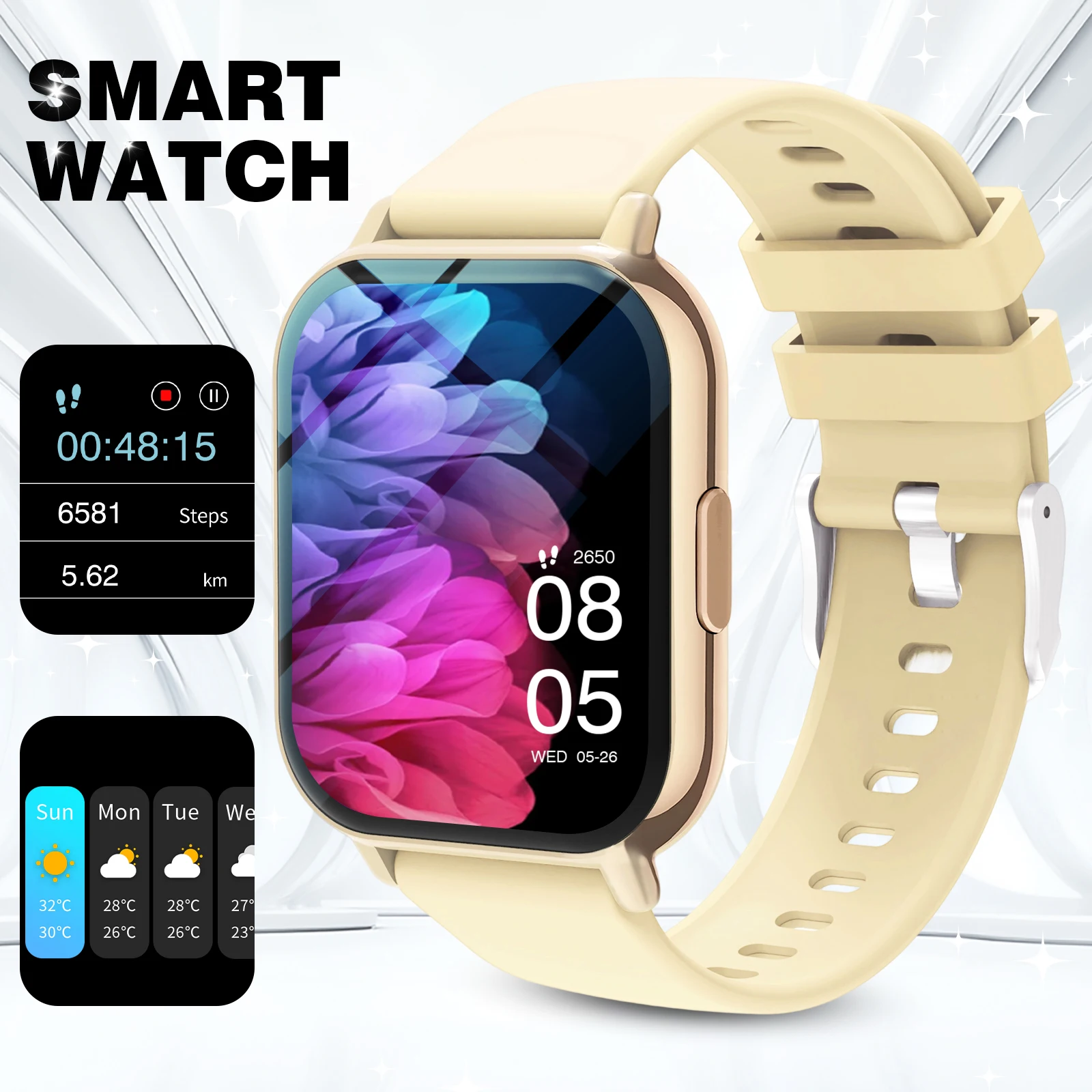 Must-Have Premium Smart Watch HD с сенсорным экраном — беспроводные звонки, управление камерой и музыкой, мультиспортивные режимы, оповещение о звонке/SMS
Must-Have Premium Smart Watch HD с сенсорным экраном — беспроводные звонки, управление камерой и музыкой, мультиспортивные режимы, оповещение о звонке/SMS